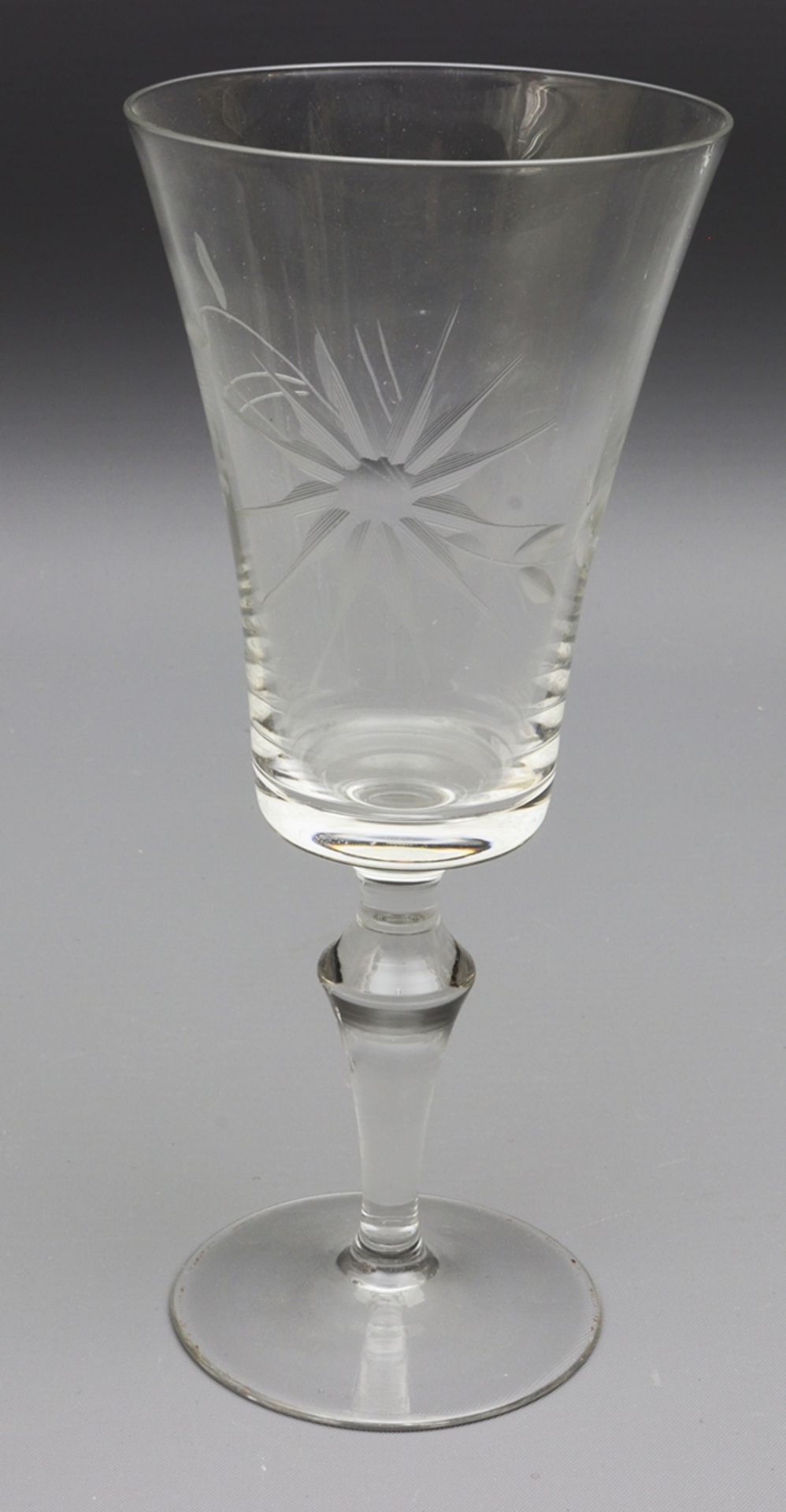 Set - five champagne flutes, early 20th c., German - Image 3 of 3