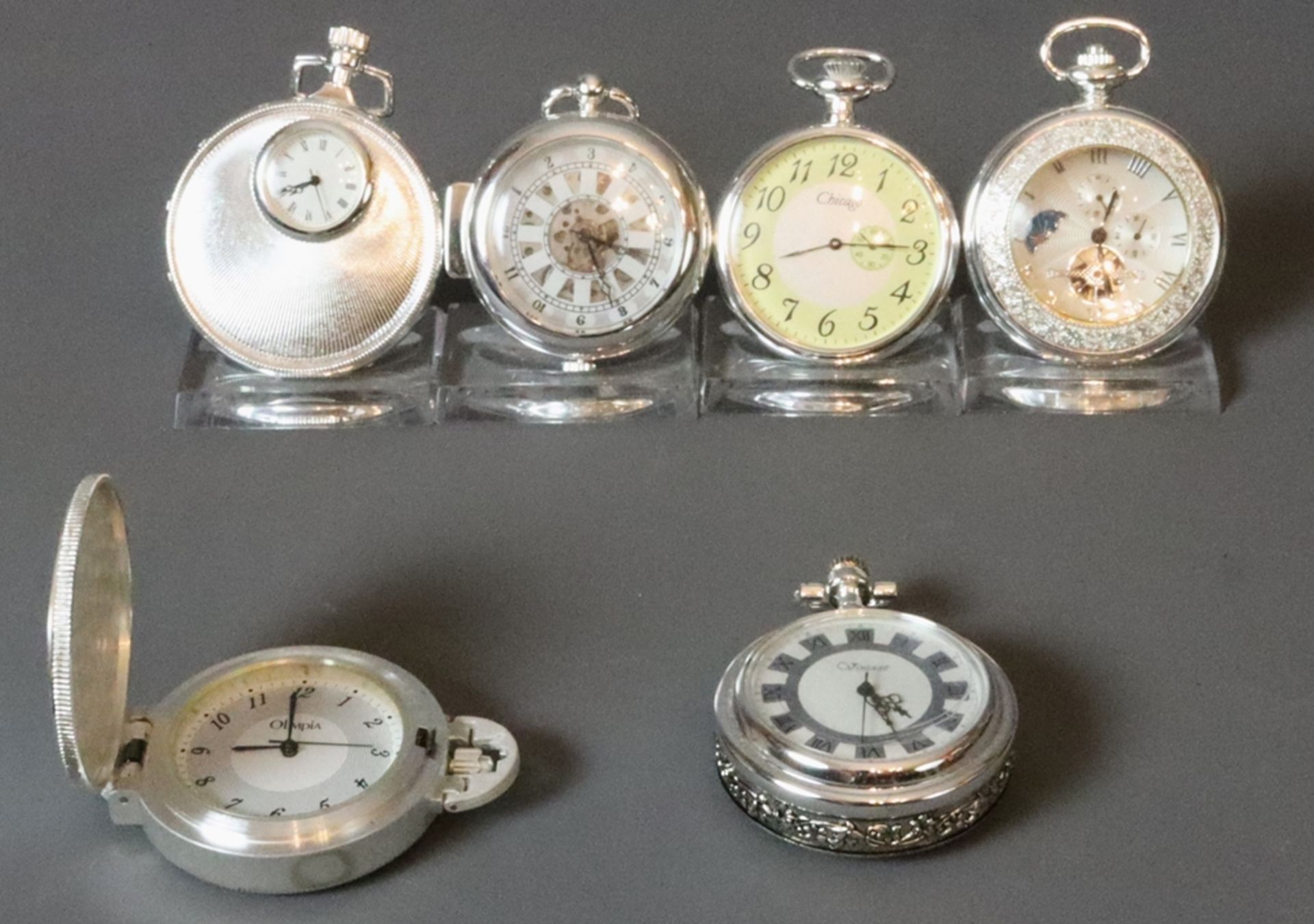 6 pocket watches, modern 21st century, German