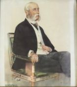 Ludwig Bohnstedt 1822-1885, Porträt Skizze von Graf zu Münster