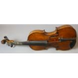 4/4 violin, end of the 19th century, German