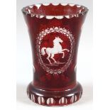 Bohemian foot cup, Historicism second half of the 19th cent, German