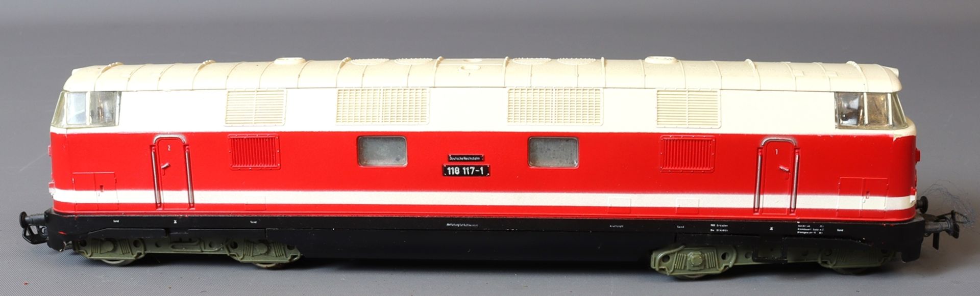 Railroad electric locomotive 110 117-1 DR, second half of the 20th century, German