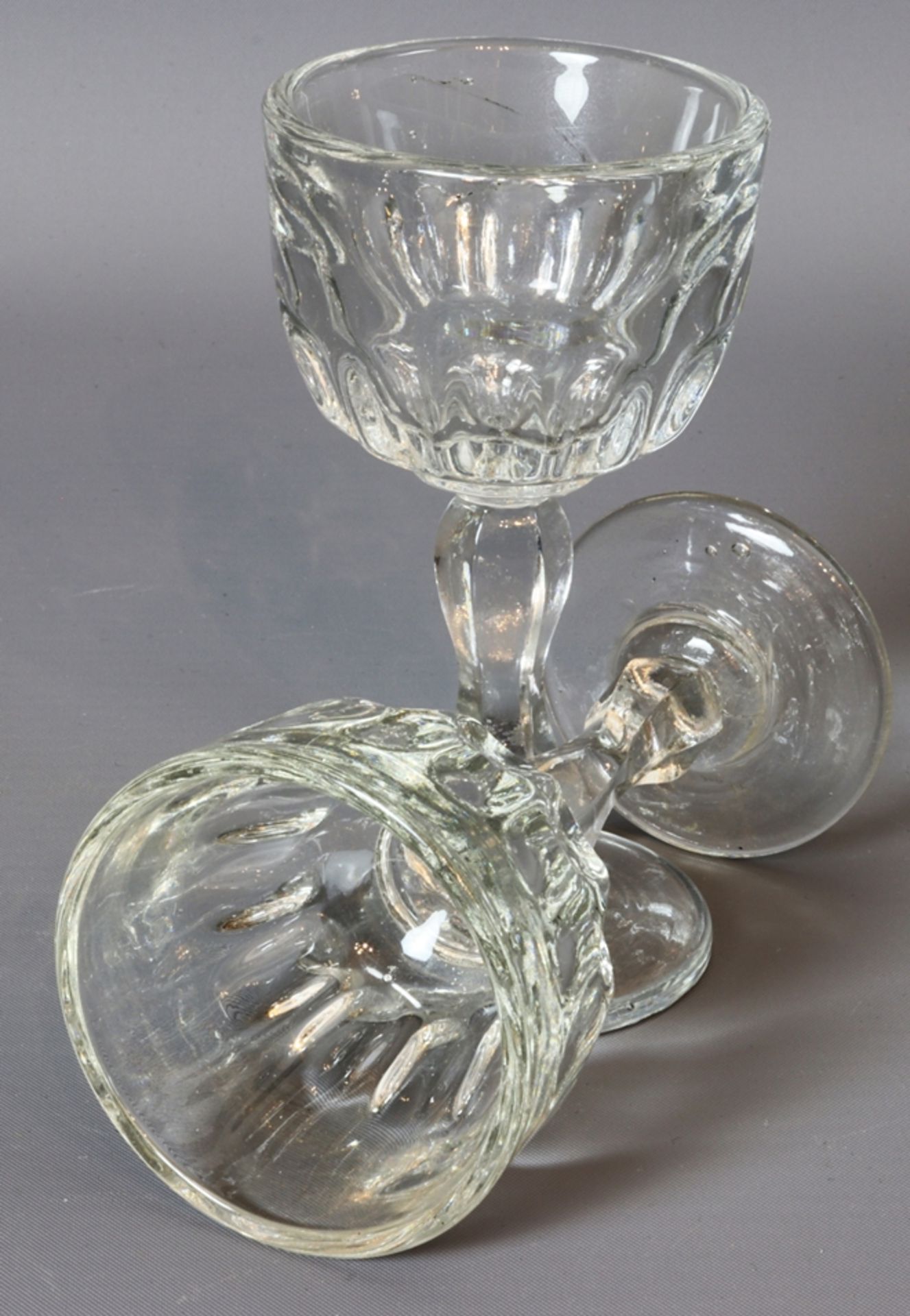 Collection - seven schnapps glasses/pub glasses late 19th/early 20th c., German - Image 3 of 5
