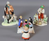 Lot Porzellanfiguren, erste Hälfte des 20. Jh., deutsch