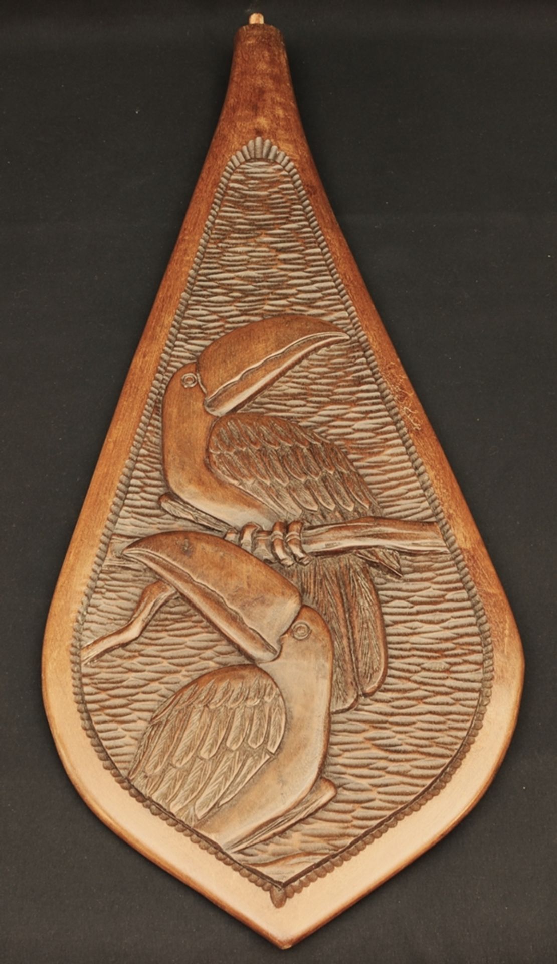 Ornamental paddle, Asia, middle to second half of the 20th century - Image 4 of 4