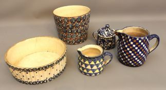 Lot Bunzlauer Keramik um 1880-1910, Schlesien