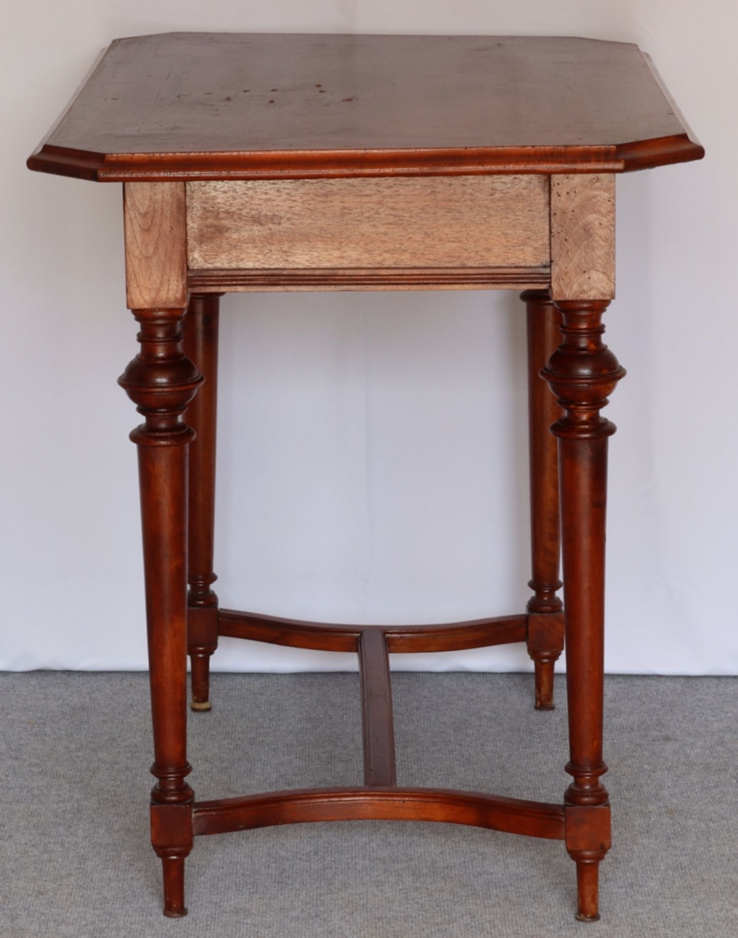 Historicist side table circa 1890-1900, Central German - Image 2 of 3