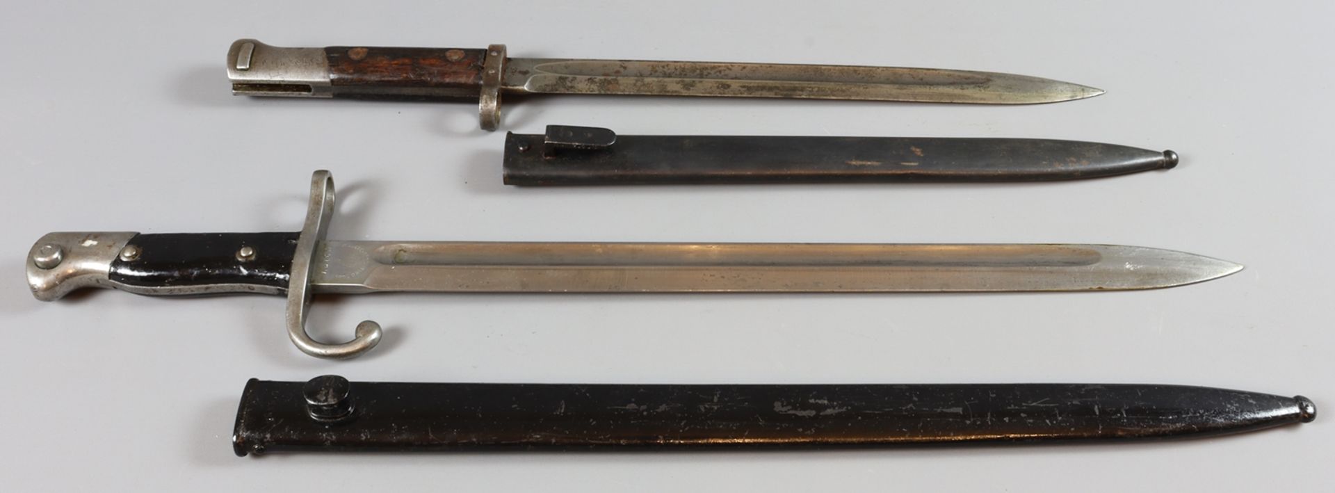 Two bayonets, model short and long, 1. WK - Image 2 of 9