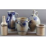 Rustic earthenware of various kinds, 19th c. - 20th c., southern German
