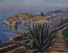 S.Kami M 1928-1999, Blick auf Dubrovnik "Die Perle der Adria"
