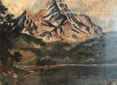 Hermann Otto Hoyer 1893-1968, Bergmassiv in den Dolomiten