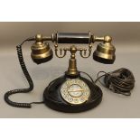 Nostalgic telephone, modern 21st century, German