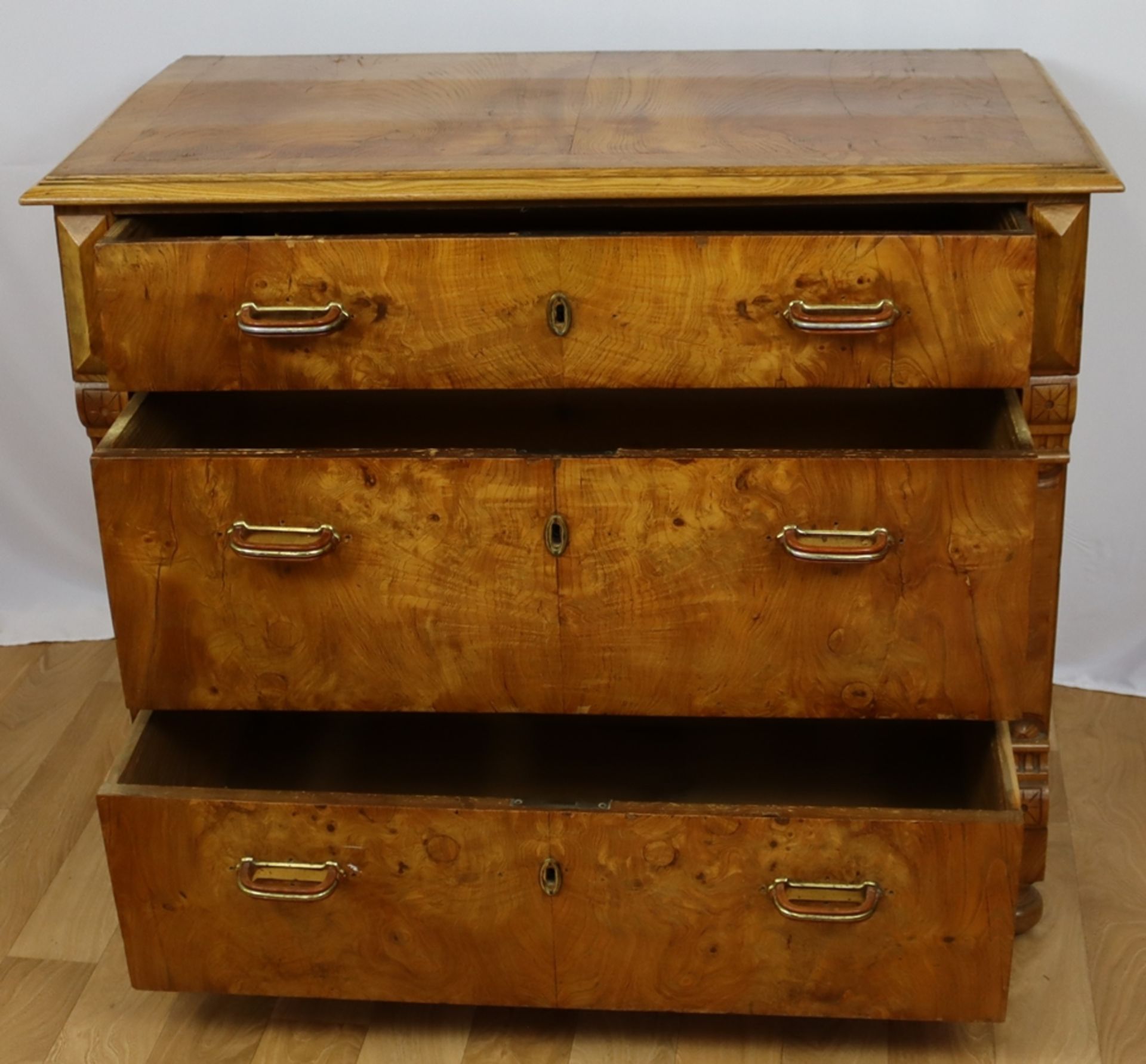 Gründerzeit chest of drawers, Historism circa 1880 - 1900, North German - Image 3 of 4