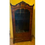 Louis Philipp display cabinet, Middle German circa 1860