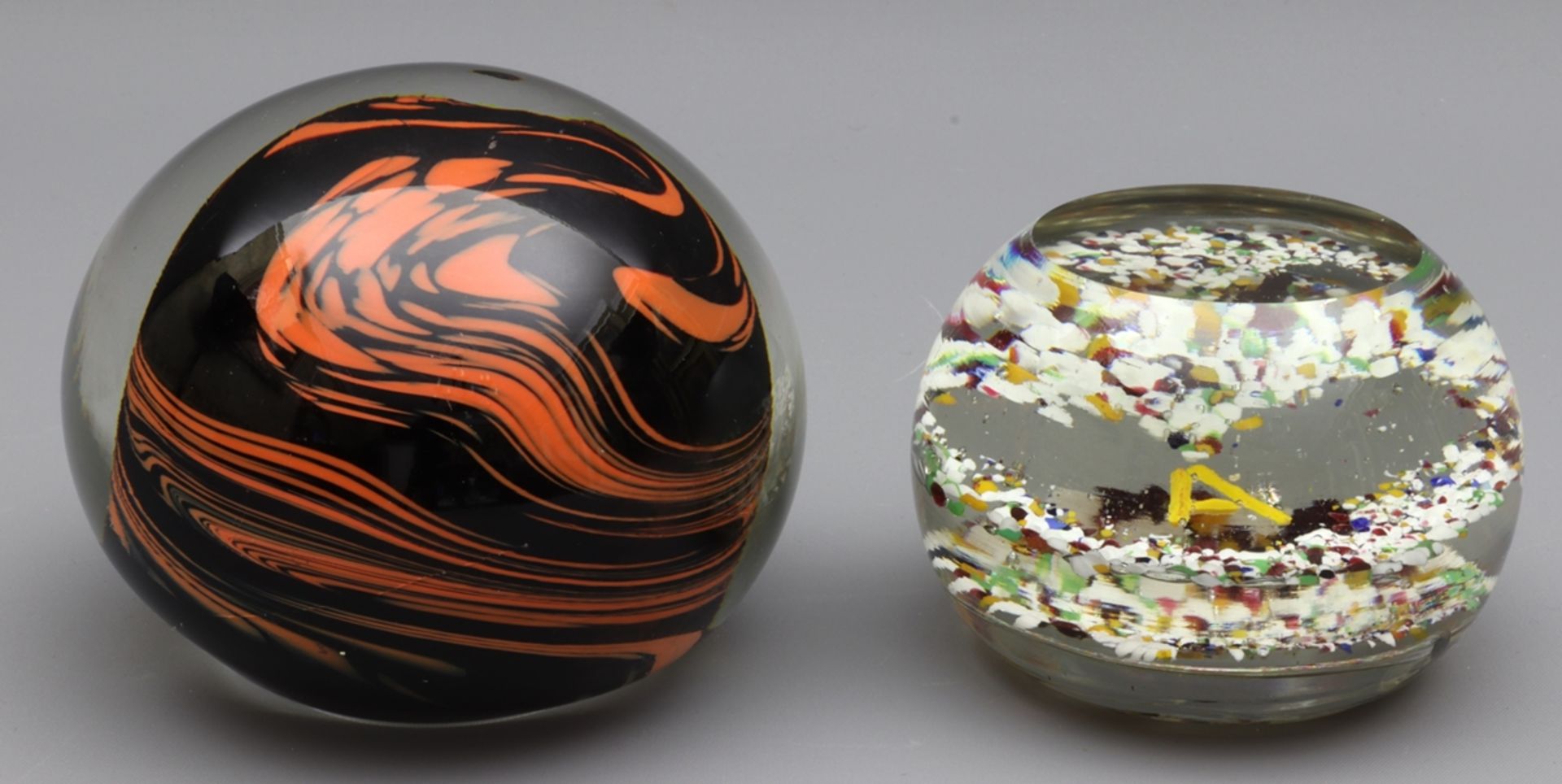 Two paperweight Murano mid-20th c., Italy