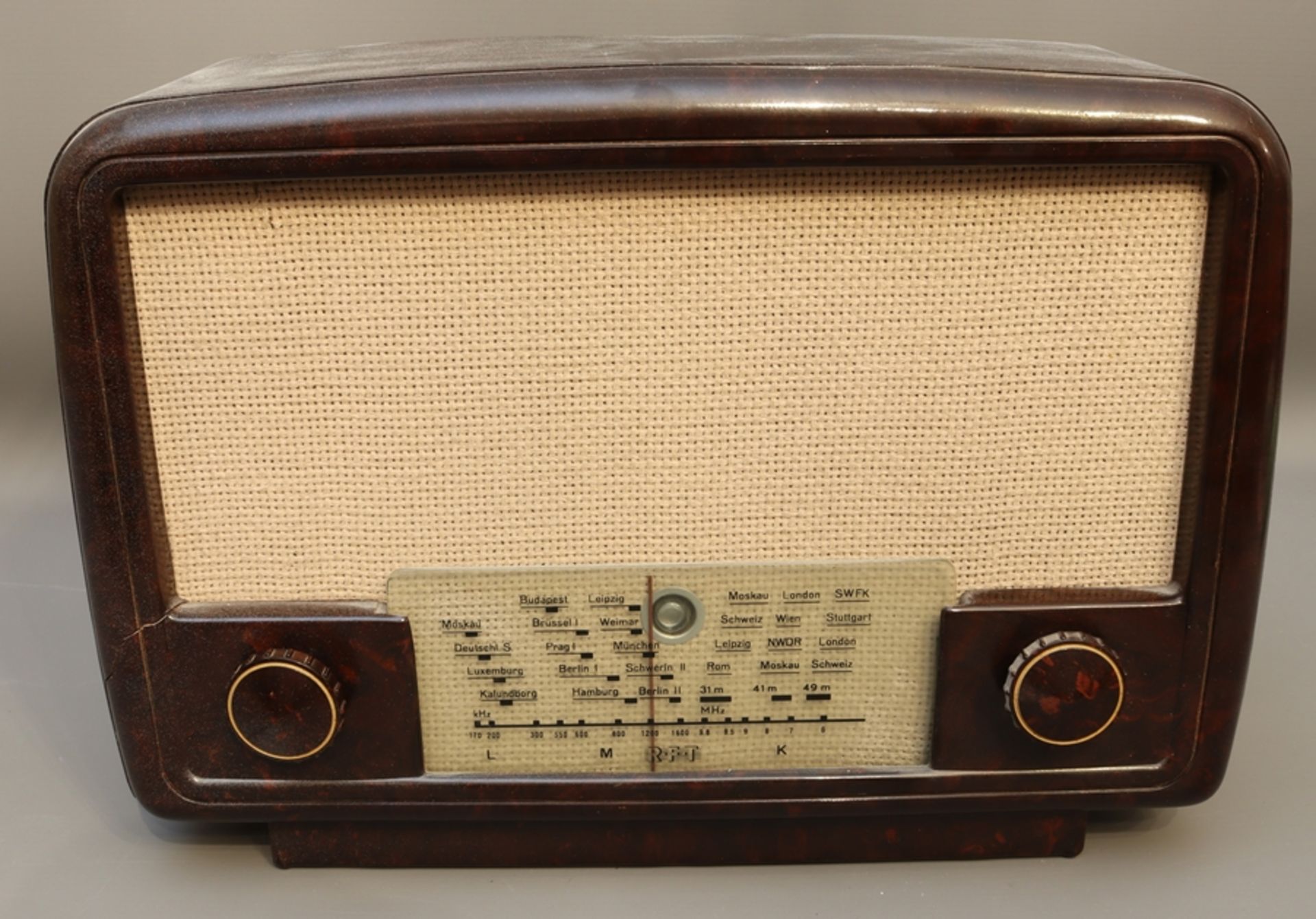 Röhren Radio RFT, 50er Jahre des 20. Jh., DDR