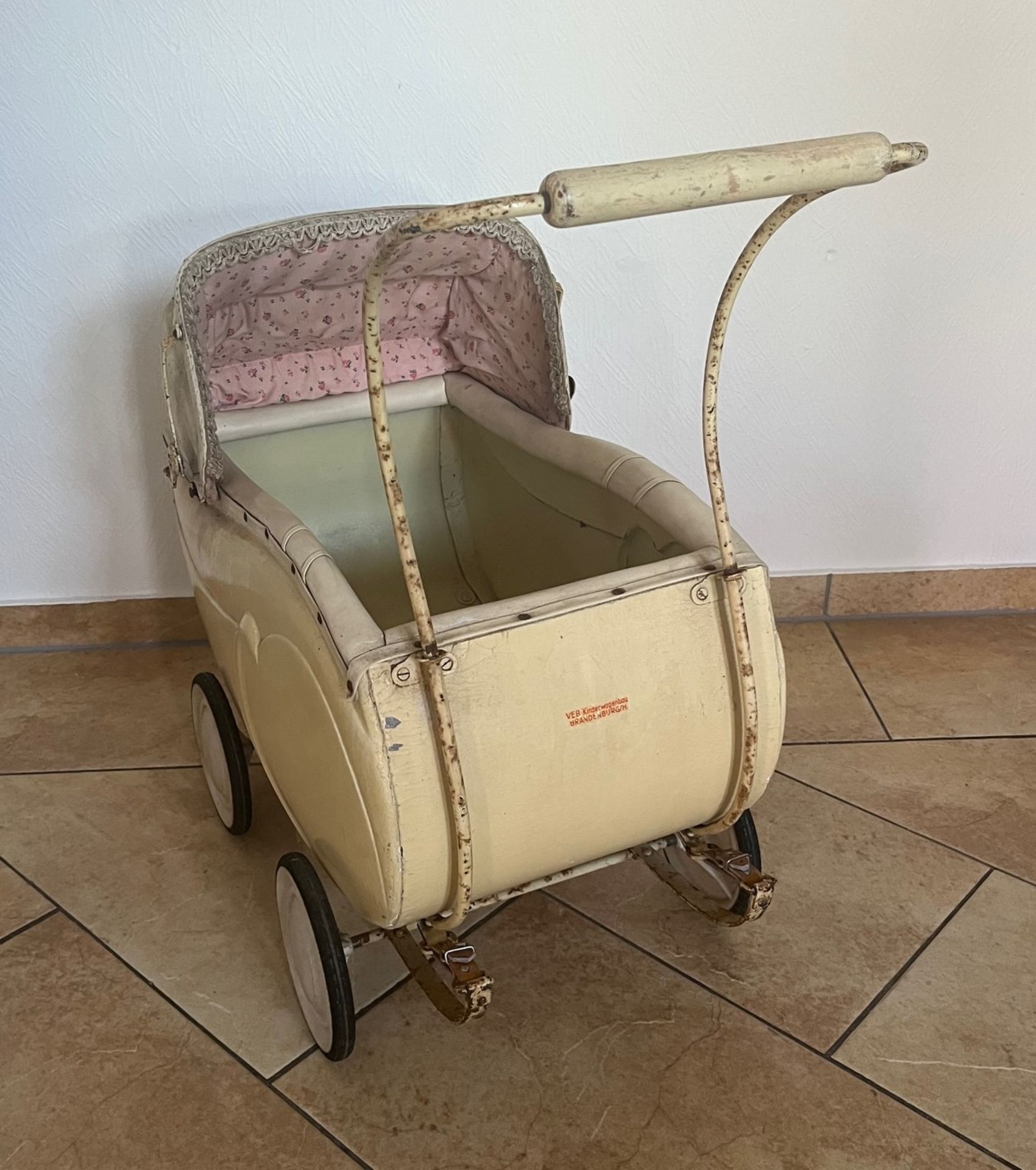 Combined children's - doll's pram of the 50s-60s of the 20th cent, DDR - Image 2 of 5