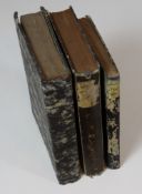 Lot Amtsblättersammlung in drei Büchern Jahrgänge 1842 - 1889