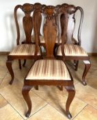 Fünf barocke Stühle, 20er-30er Jahre des 20. Jh., mitteldeutsch