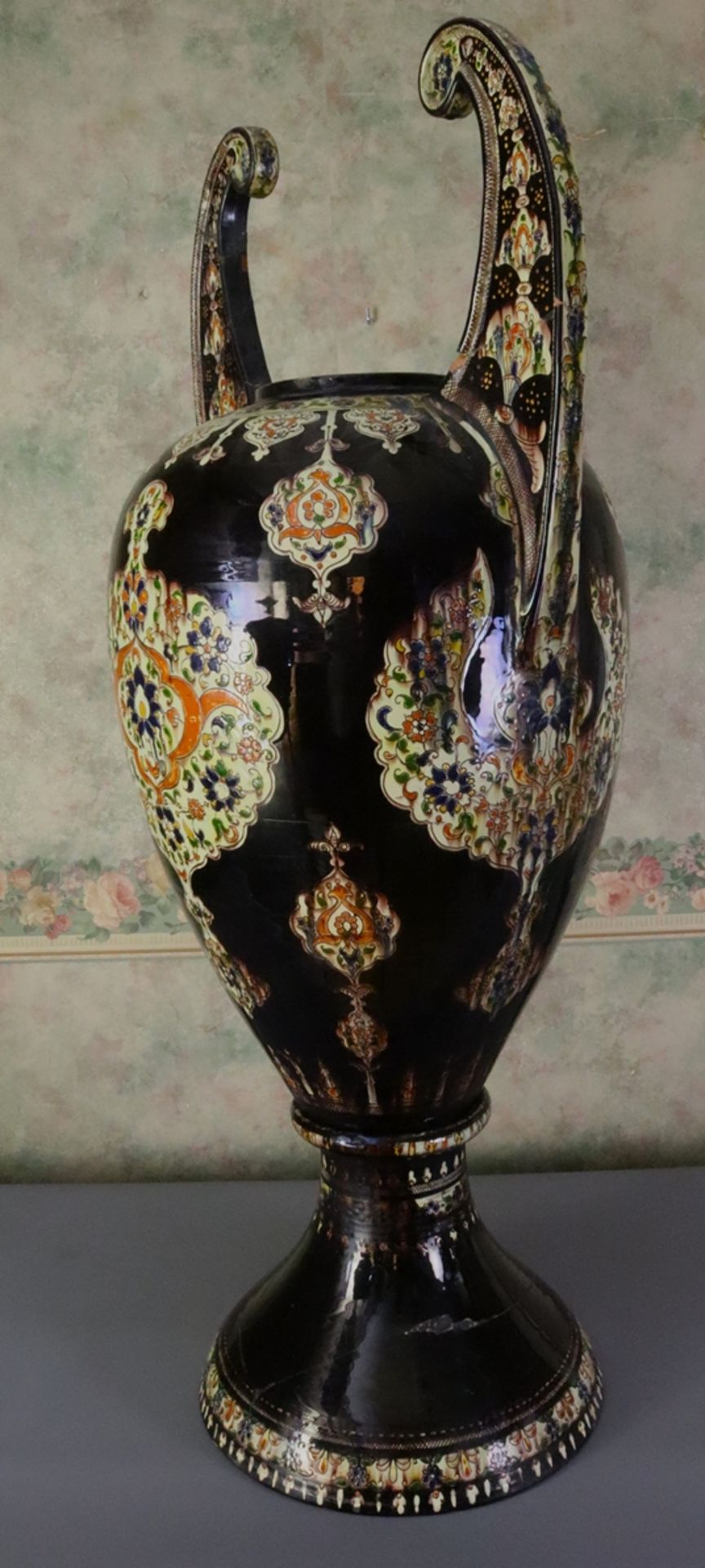 Moorish Alhambra vase, 19th century Spain.  - Image 2 of 6