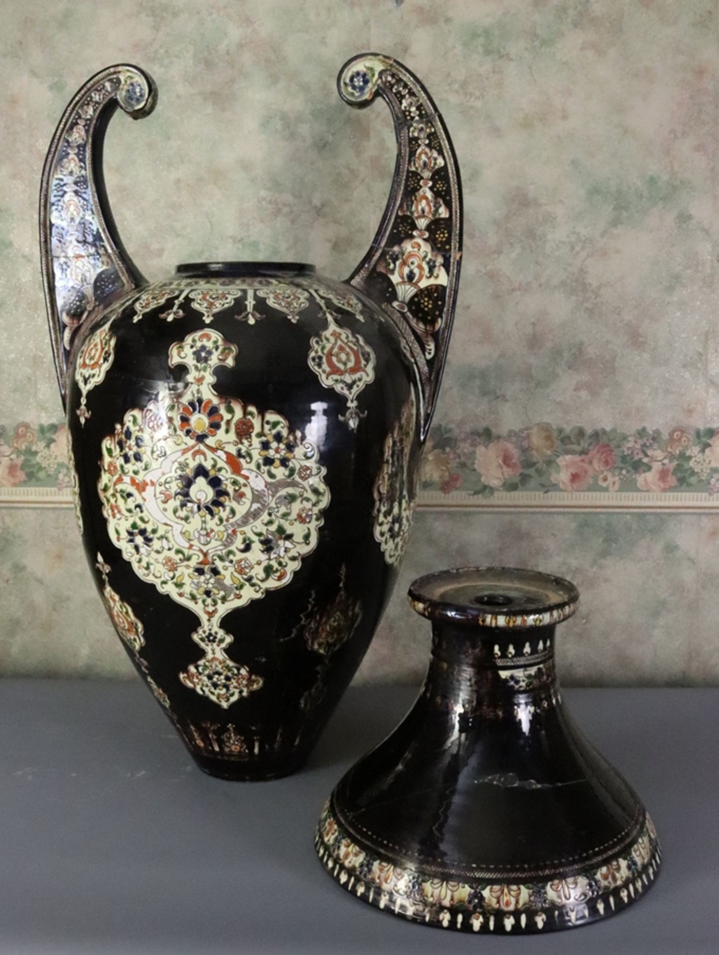 Moorish Alhambra vase, 19th century Spain.  - Image 4 of 6