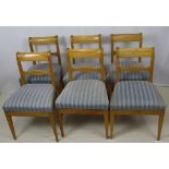 Set of six Biedermeier chairs, Middle German circa 1830 - 40