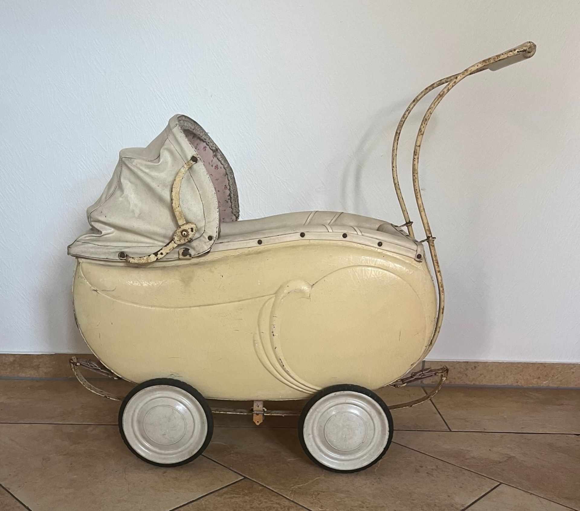 Combined children's - doll's pram of the 50s-60s of the 20th cent, DDR - Image 5 of 5