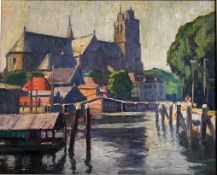 Karl Neuss 1888-1967, Blick auf Dordrecht