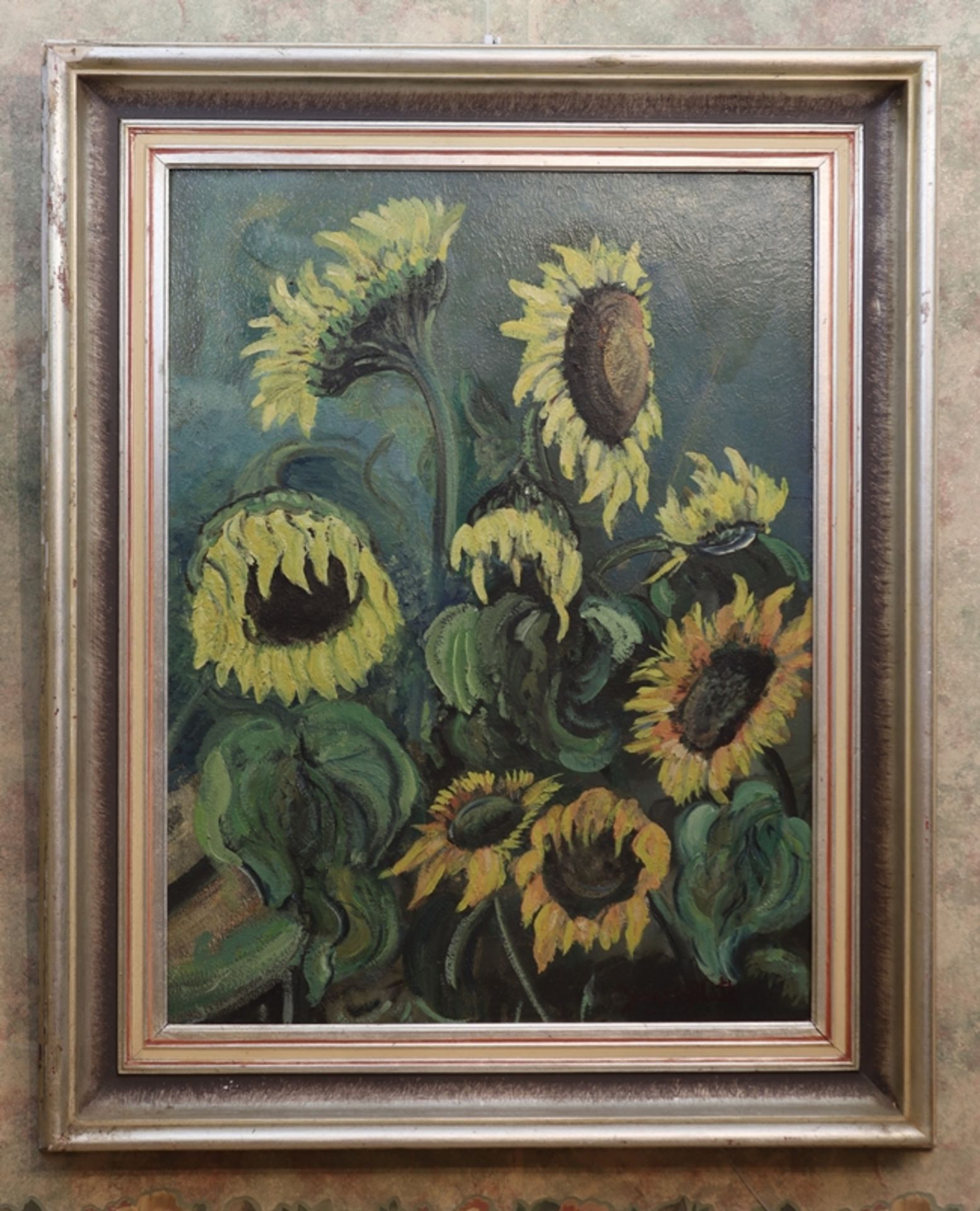 Young Bluth, Sunflowers Still Life - Image 2 of 3
