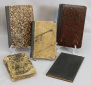 Fünf pädagogisch religiöse Lehrbücher von 1839 - 1902