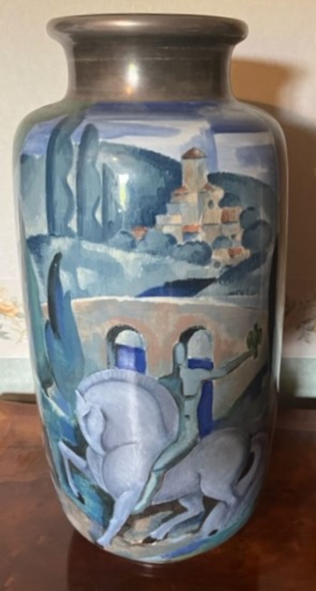 Rene Crevel 1900-1935, Art - Deco Vase 1933, Frankreich