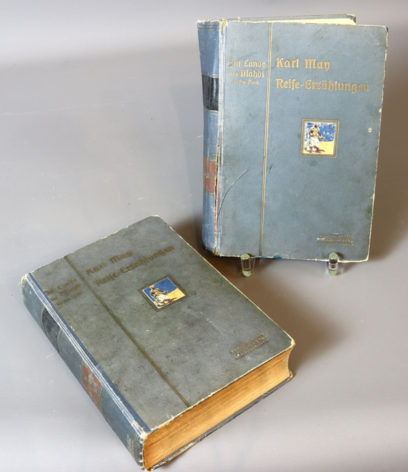 Karl May Travel Narrative " In the Land of the Mahdi ", Volumes 1 and 3, second half of the 19th ce