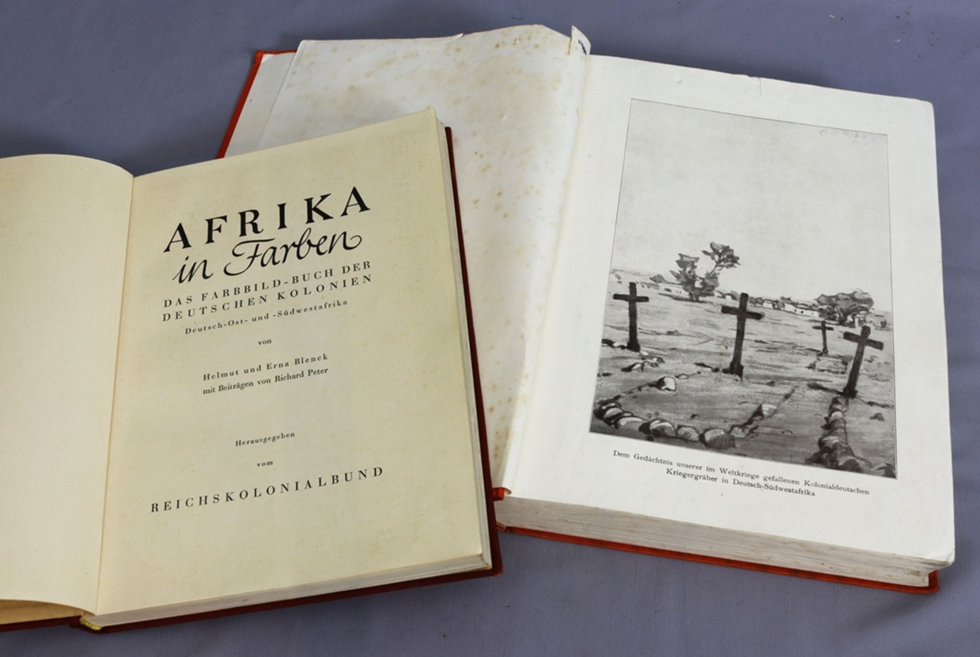 Two books, German Colonies in Africa 20th century - Image 3 of 6