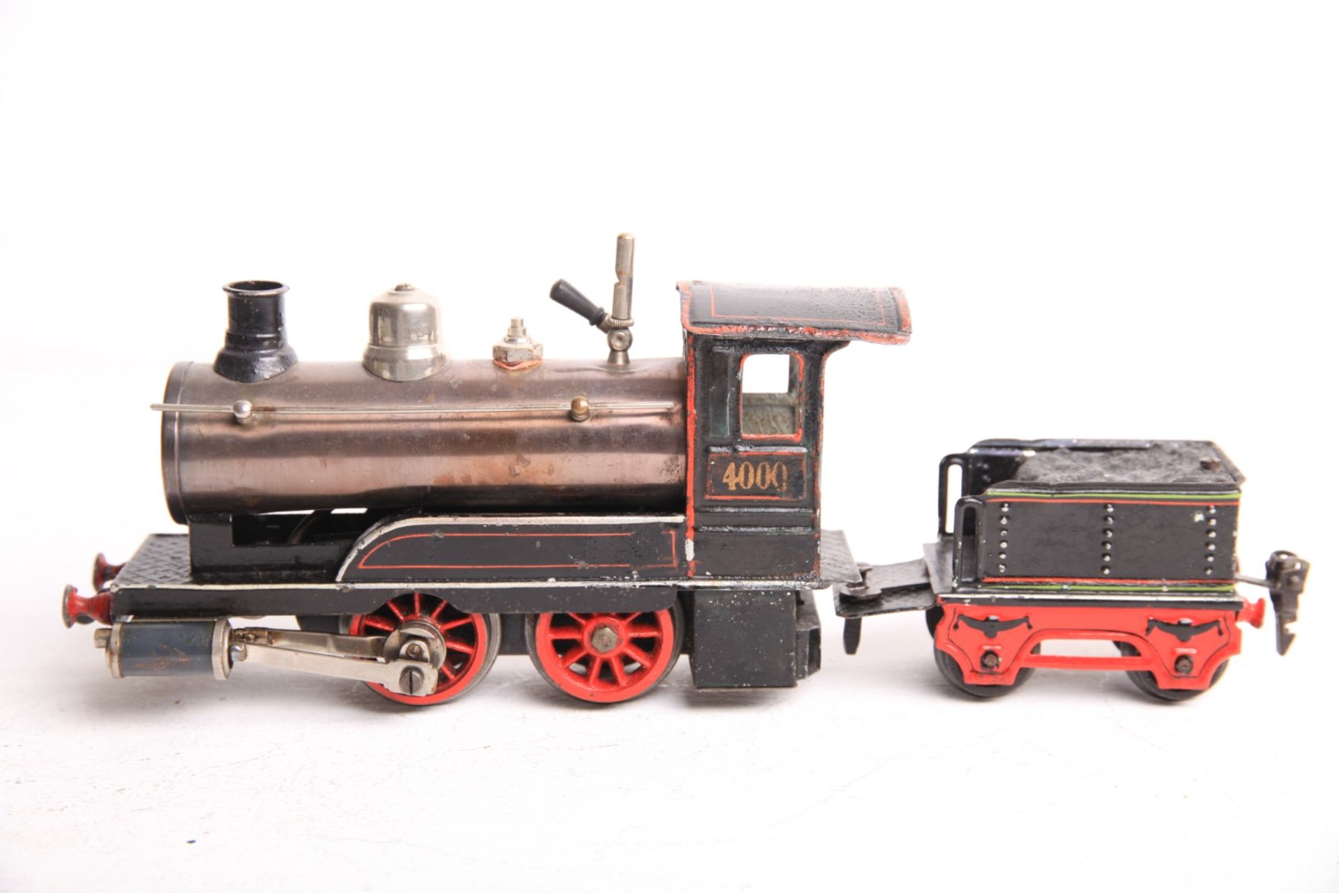 Märklin S 0, 4000 Spiritus Dampflok mit Tender L32cm Z1-2