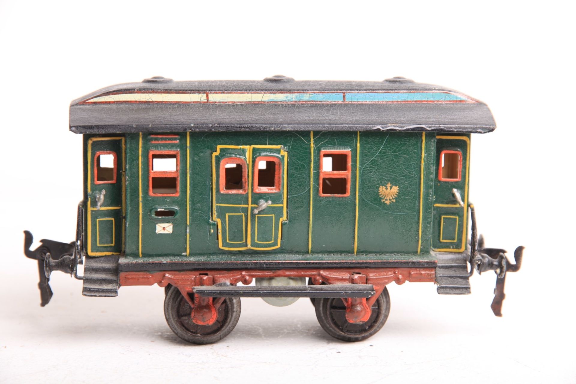 Märklin S 1, 1822. Postwagen grün mit Inneneinrichtung L22 Z2 - Bild 2 aus 2