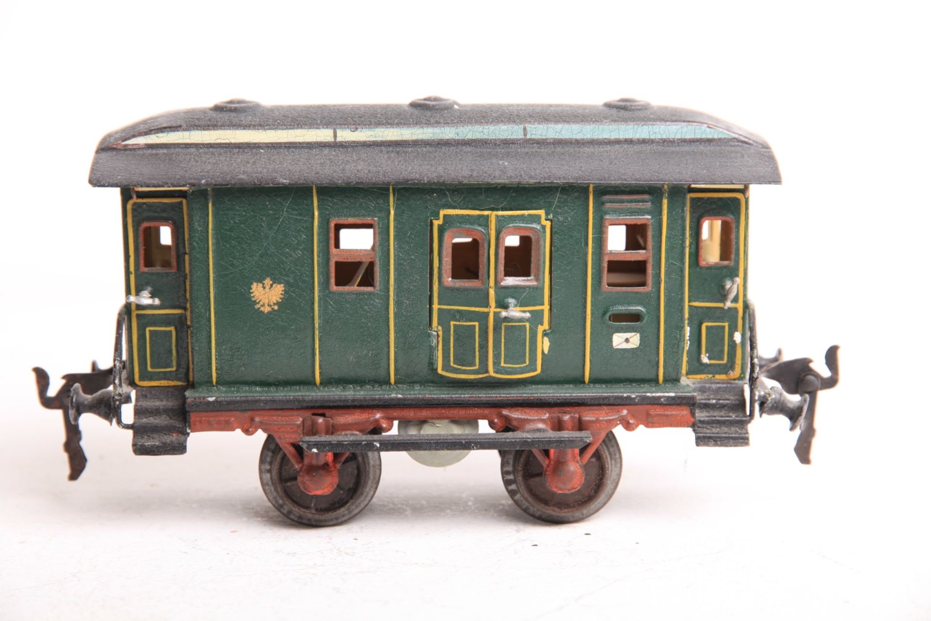 Märklin S 1, 1822. Postwagen grün mit Inneneinrichtung L22 Z2