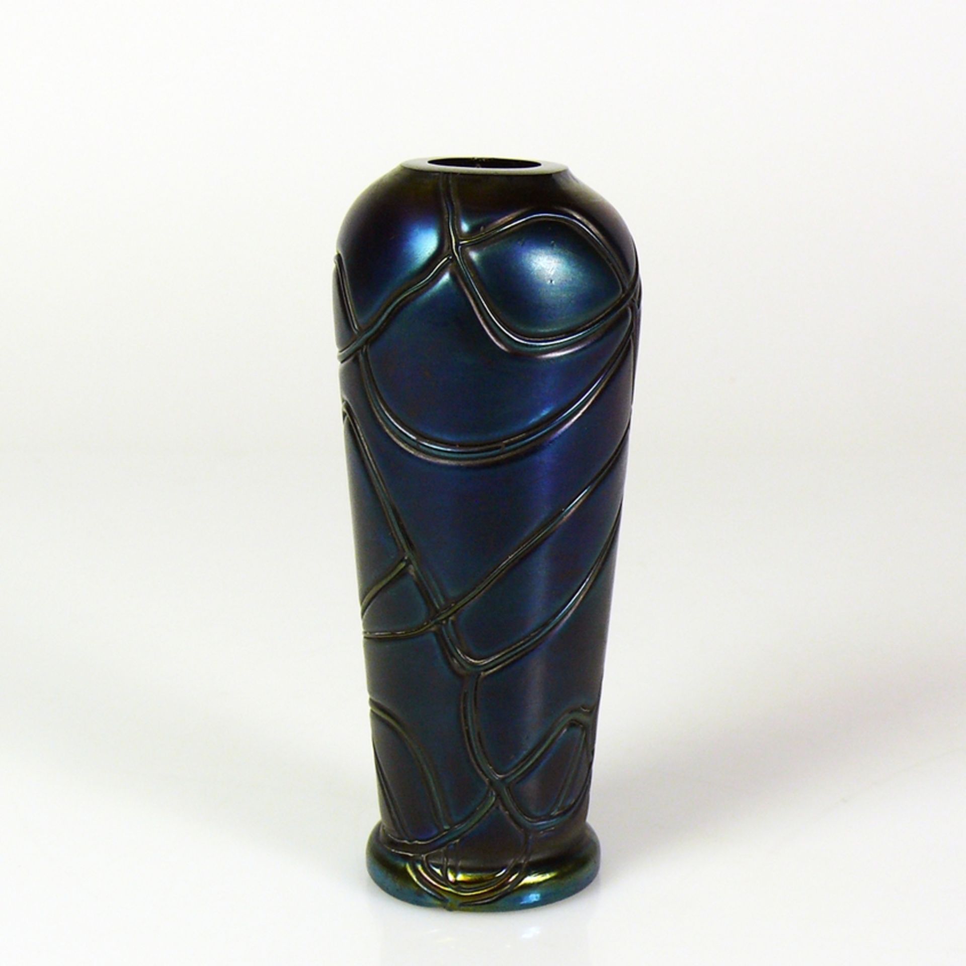 Jugendstil-Vase (Böhmen wohl Pallme-König & Habel, Anfg. 20.Jh.)