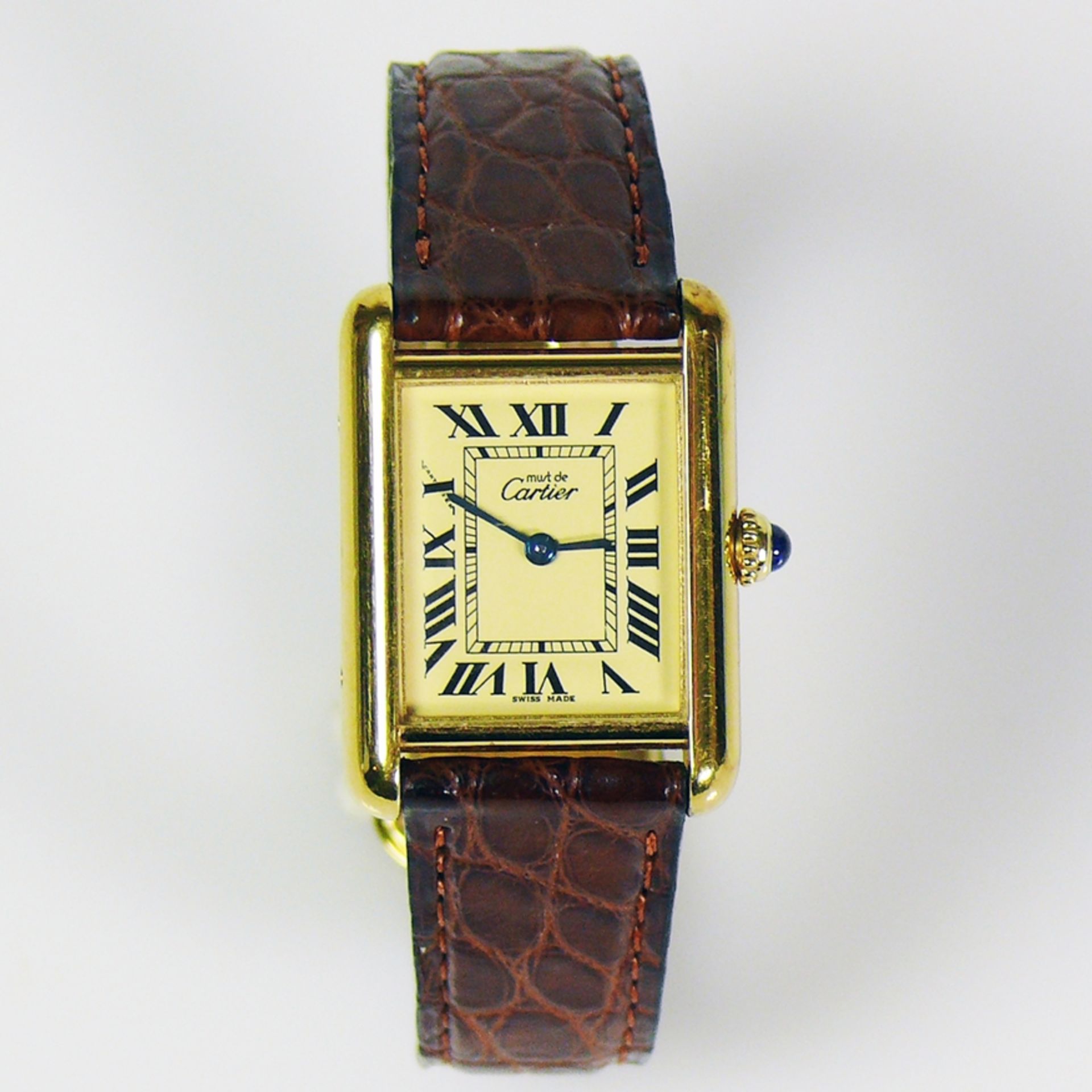 CARTIER TANK-Damenarmbanduhr - Bild 2 aus 9