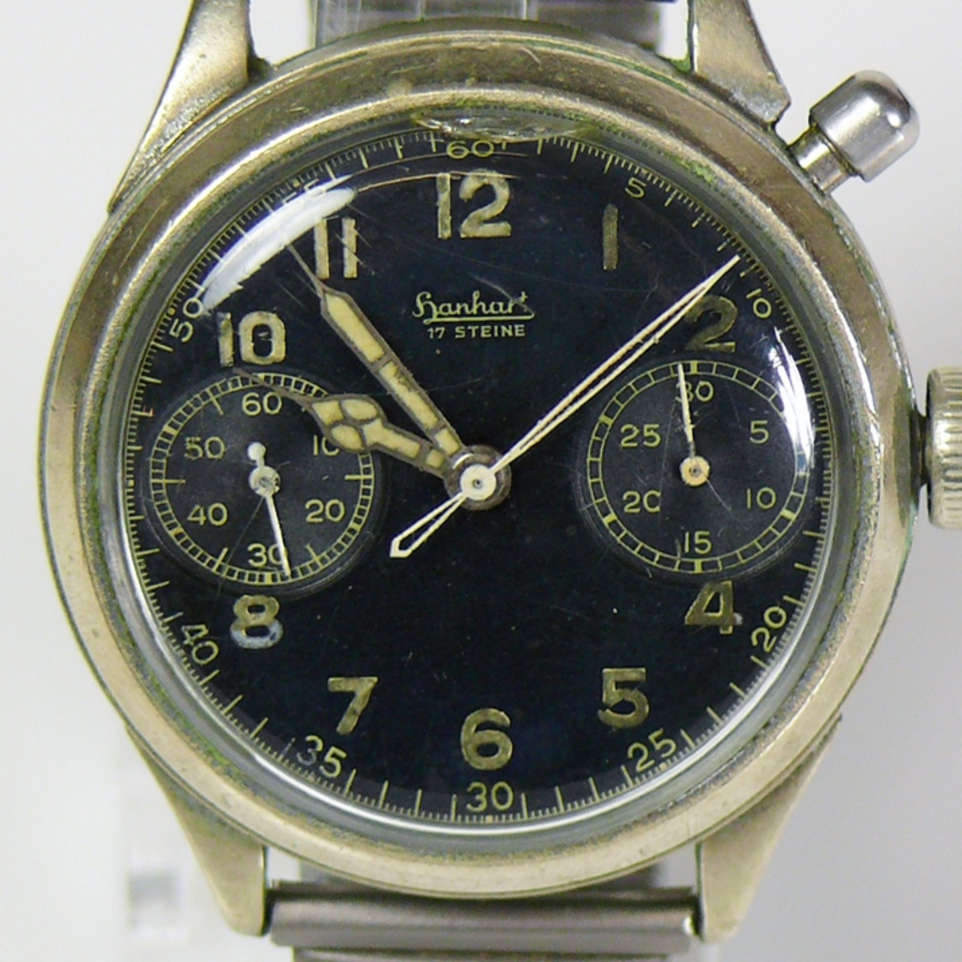 Flieger-Chronograph "Hanhart" (ca. 1942) - Bild 11 aus 16