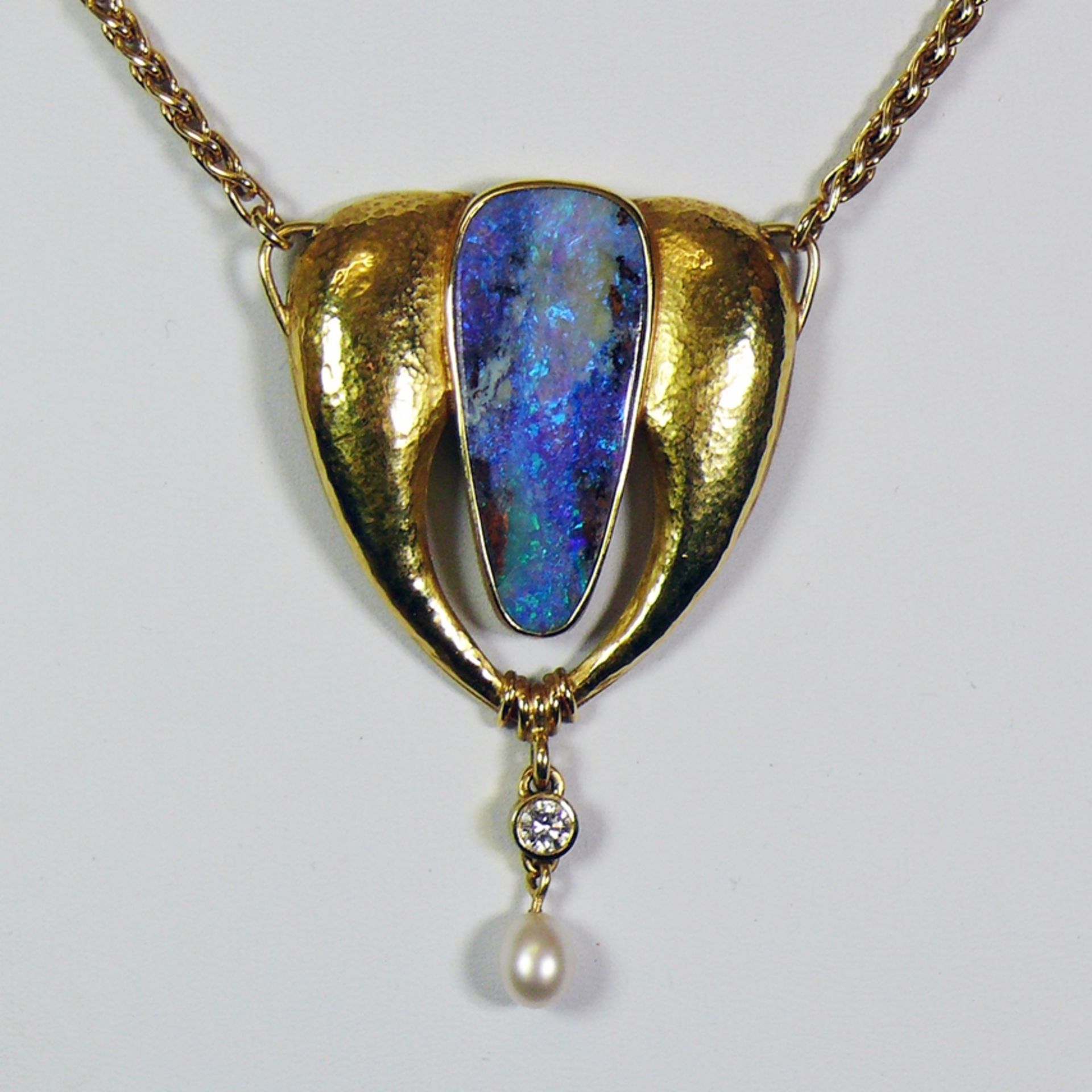 Collier mit Opal  - Bild 6 aus 6