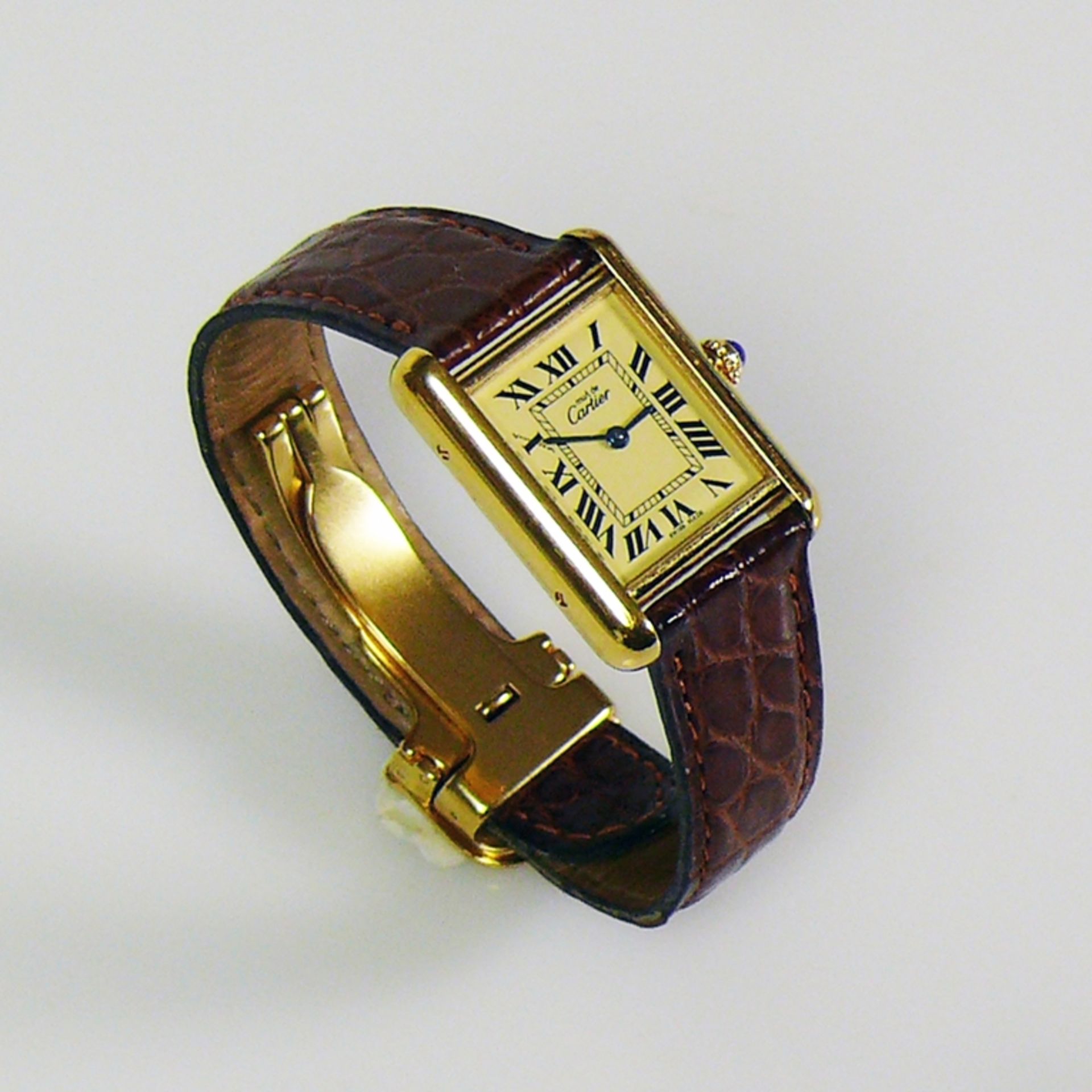 CARTIER TANK-Damenarmbanduhr