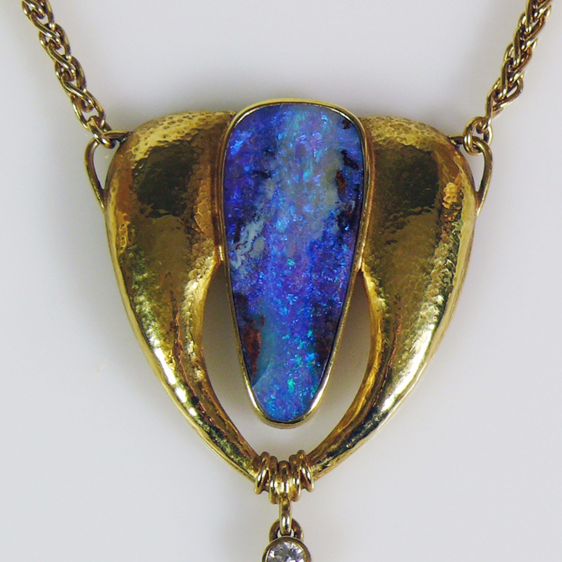 Collier mit Opal  - Bild 3 aus 6