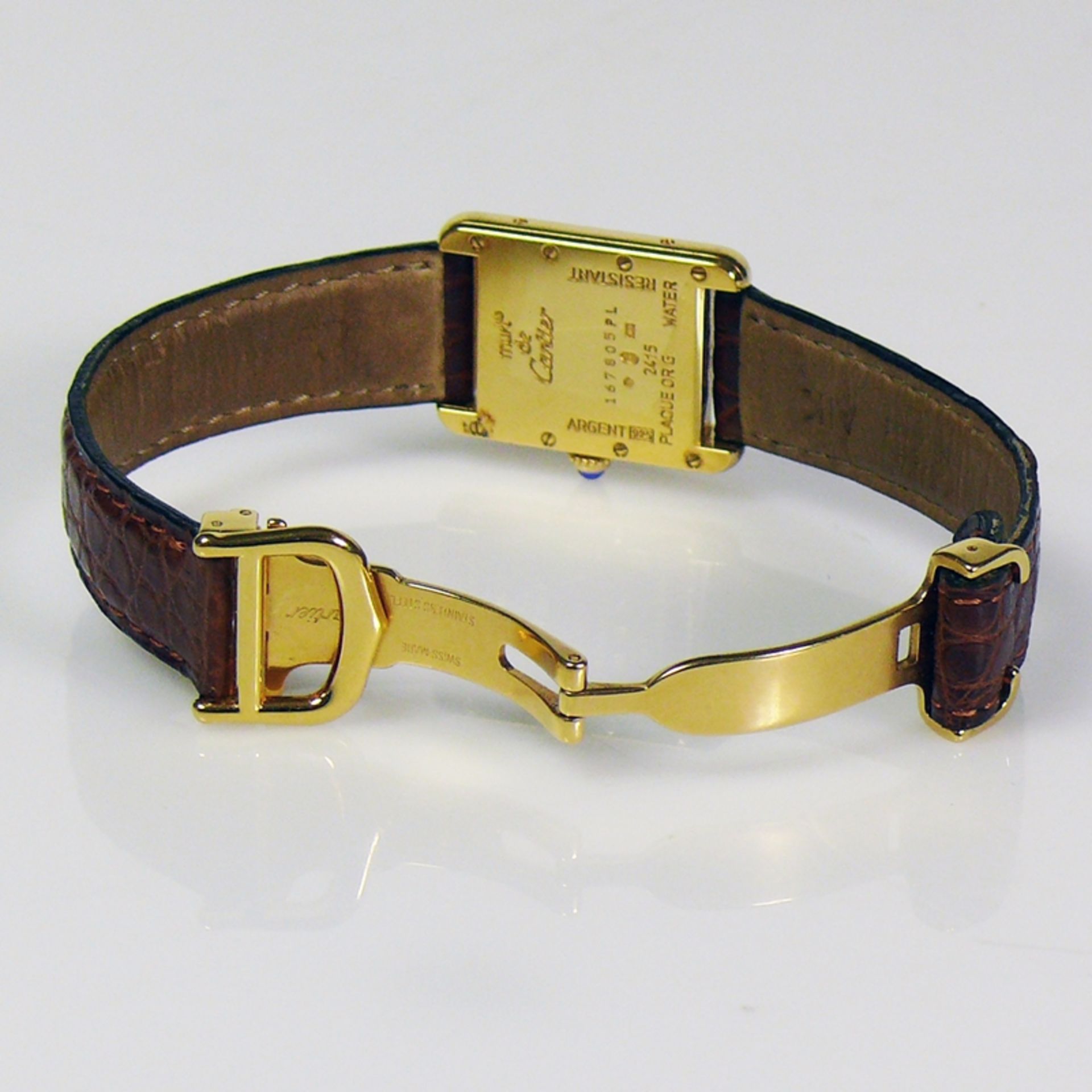 CARTIER TANK-Damenarmbanduhr - Bild 4 aus 9