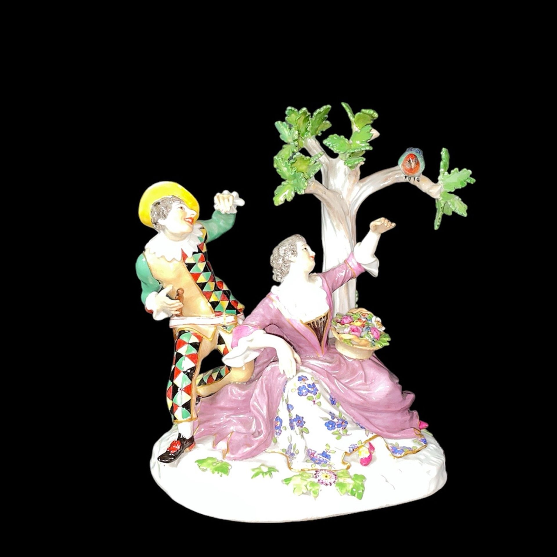 Harlekin und junge Frau (Meissen, um 1950) - Image 12 of 12