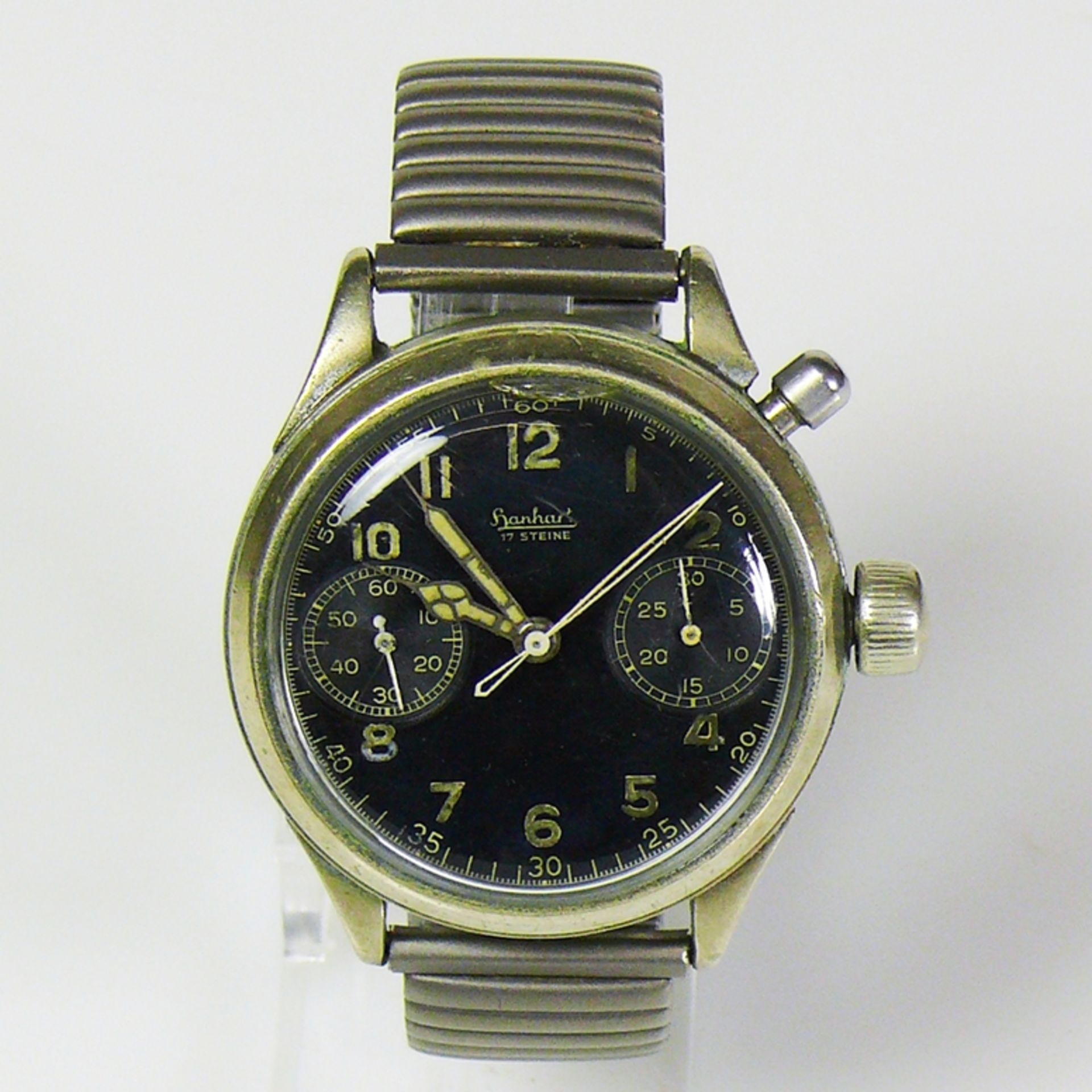 Flieger-Chronograph "Hanhart" (ca. 1942) - Bild 10 aus 16