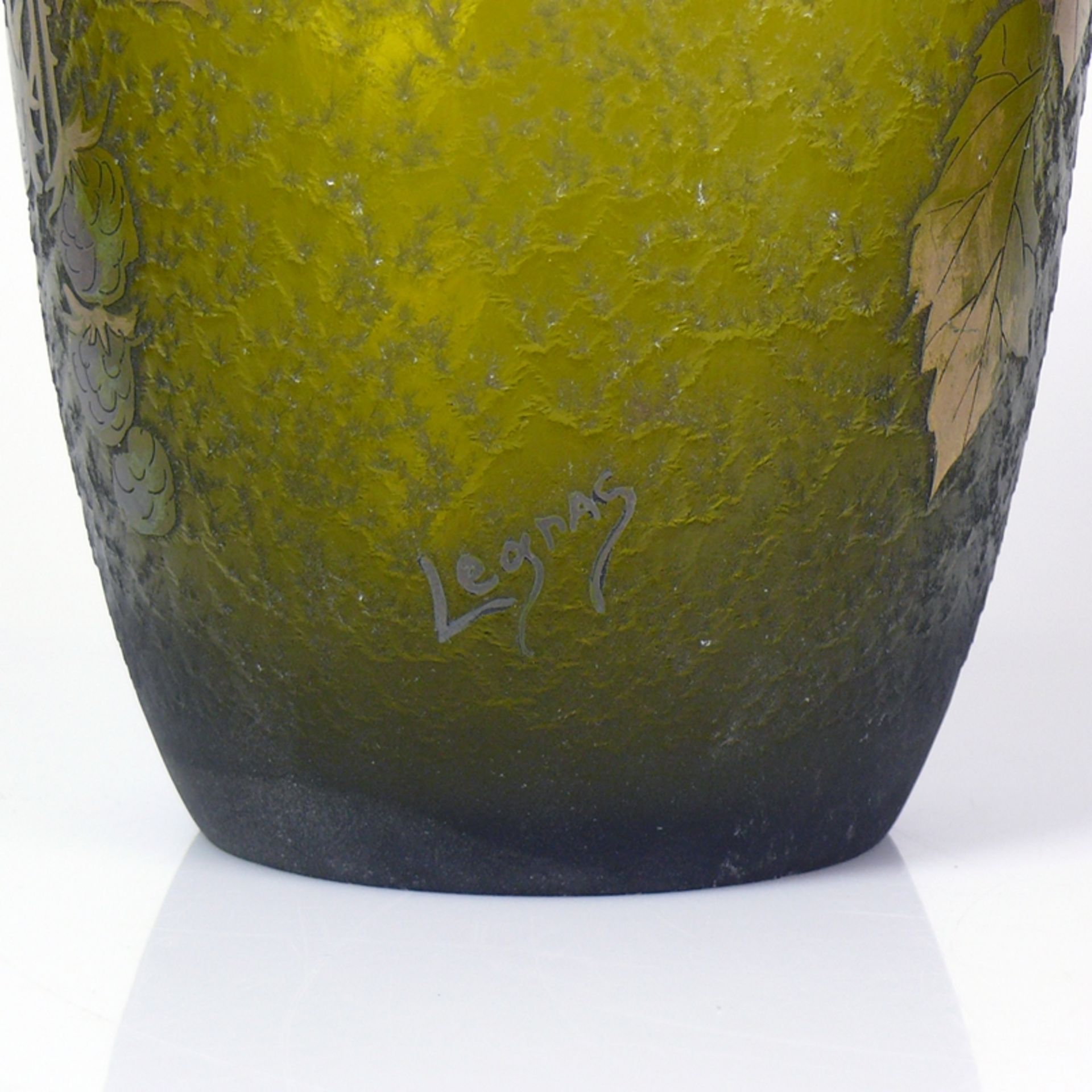 Jugendstil-Vase LEGRAS (1.H.20.Jh.) - Bild 2 aus 6