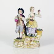 Figurengruppe "Weinlese" (Meissen, um 1900)