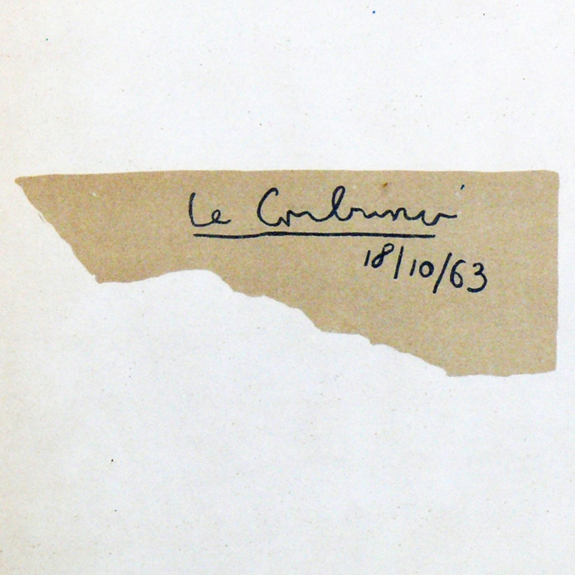Le Corbusier (La Chaux-de-Fonds 1887 - 1965 Roquebrune-Cap-Martin) - Image 2 of 10