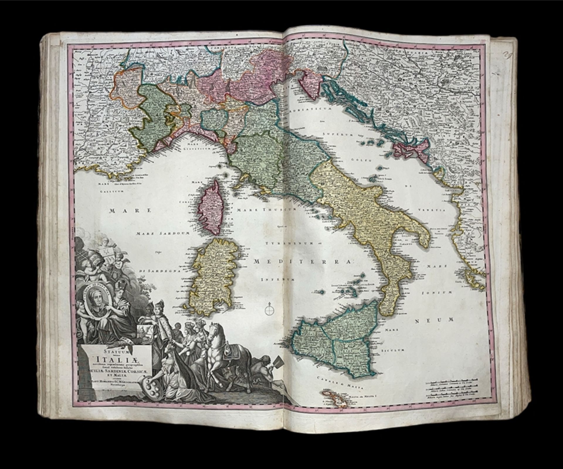 J.B. HOMANN "Neuer Atlas über die gantze Welt" (Nürnberg, 1712) - Bild 116 aus 125