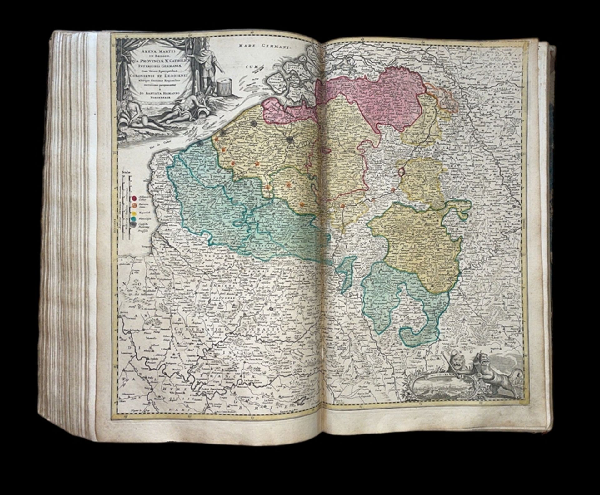 J.B. HOMANN "Neuer Atlas über die gantze Welt" (Nürnberg, 1712) - Bild 33 aus 125